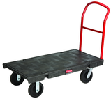 HD Platform Truck. Med 24 x 48" - Push Handle - Makers Industrial Supply