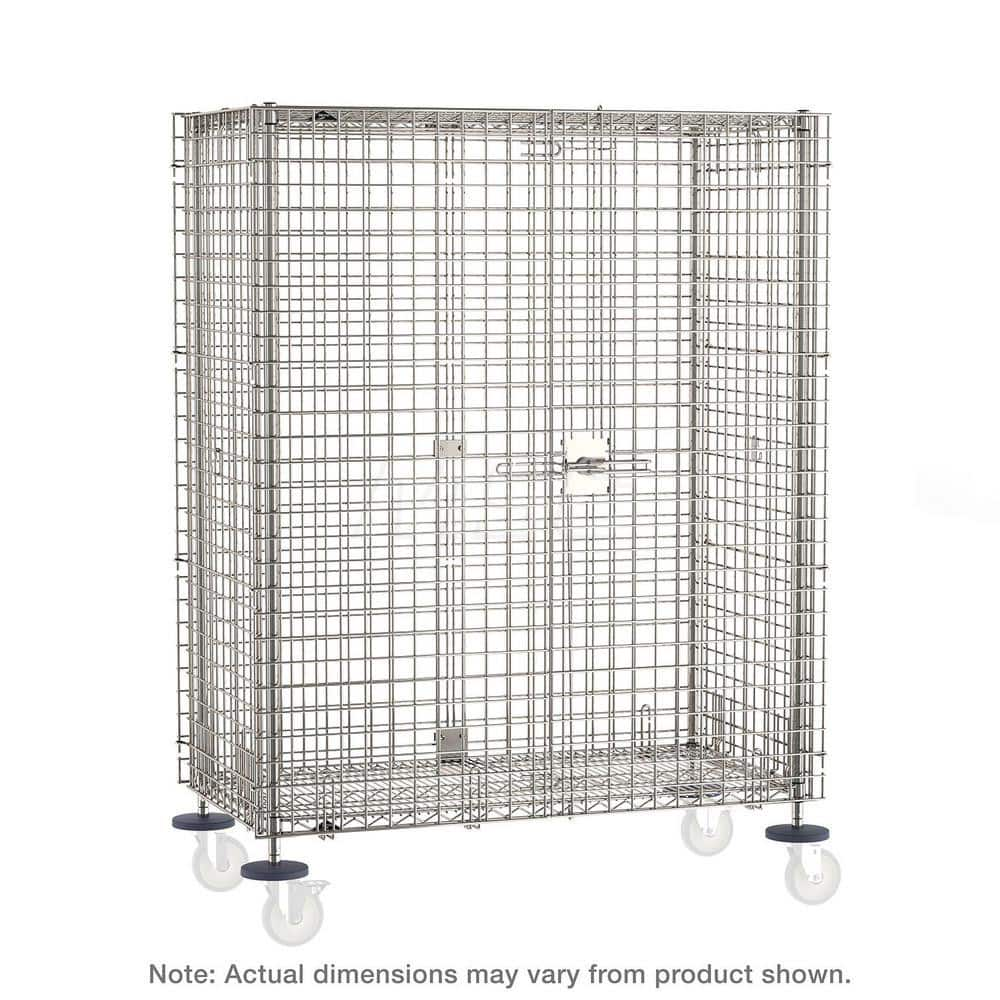 Metro - Security & Work/Utility Trucks; Type: Security Unit ; Load Capacity (Lb.): 0.000 ; Length (Inch): 40-3/4 ; Width (Inch): 21-1/2 ; Height (Inch): 62 ; Number of Shelves: 2 - Exact Industrial Supply