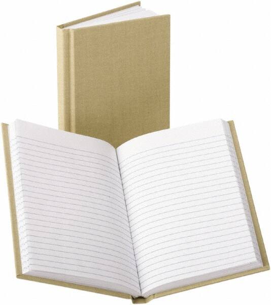 Boorum & Pease - 96 Sheet, 4-3/8 x 7", Memo Book (Side Bound) - Tan - Makers Industrial Supply