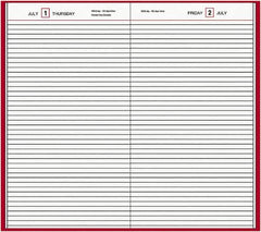 AT-A-GLANCE - 200 Sheet, 7-11/16 x 12-1/8", Composition Book - Red - Makers Industrial Supply