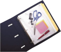 Angler's - 1" Sheet Capacity, 11 x 8-1/2", Binder Pockets - Paper, Clear - Makers Industrial Supply