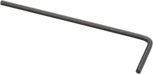 Paramount - 0.05mm Hex, Short Arm, Hex Key - 1-39/64" OAL, Inch System of Measurement - Makers Industrial Supply