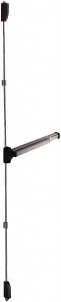 Falcon - Nonhanded, Surface Vertical Rod - Aluminum Finish, 30 to 36" Door Width, Grade 1 - Makers Industrial Supply