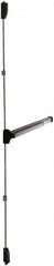 Falcon - Nonhanded, Surface Vertical Rod - Aluminum Finish, 30 to 36" Door Width, Grade 1 - Makers Industrial Supply