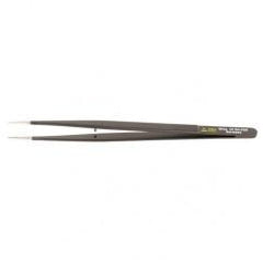 ROUNDED SERRATED TWEEZERS - Makers Industrial Supply