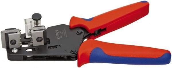 Knipex - 15 to 10 AWG Capacity Precision Wire Stripper - 7-1/2" OAL, Plastic Cushion Handle - Makers Industrial Supply