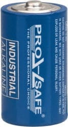 PRO-SAFE - Pack of 72 Size D, Alkaline, Standard Batteries - Makers Industrial Supply