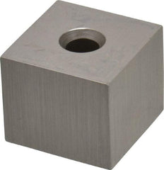 Mitutoyo - 0.8" Square Steel Gage Block - Accuracy Grade 0, Includes Certificate of Inspection - Makers Industrial Supply