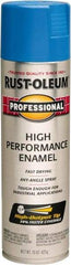 Rust-Oleum - Safety Blue, Gloss, Rust Proof Enamel Spray Paint - 14 Sq Ft per Can, 15 oz Container, Use on Multipurpose - Makers Industrial Supply