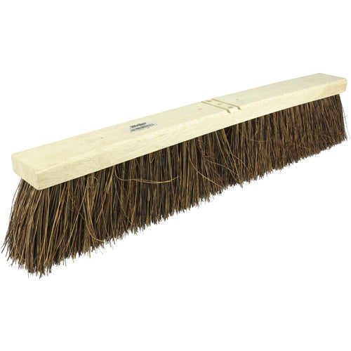 24″ Contractor Garage Broom, Palmyra Fill, Includes Brace - Makers Industrial Supply