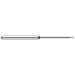 Harvey Tool - 1/4", 3/8" LOC, 1/4" Shank Diam, 6" OAL, 4 Flute Solid Carbide Square End Mill - Exact Industrial Supply