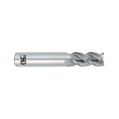 3/16″ Dia. × 3/16″ Shank × 5/8″ DOC × 2″ OAL, Carbide, Bright, 3 Flute, Square, Solid End Mill - Makers Industrial Supply