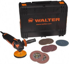 WALTER Surface Technologies - 4-1/2" Pad Diam, 2,000 to 7,000 RPM, 13.5 Amp, Handheld Electric Polisher - 120 Volt - Makers Industrial Supply