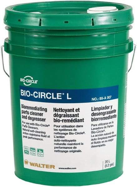 Bio-Circle - 5.3 Gal Bucket Parts Washer Fluid - Water-Based - Makers Industrial Supply