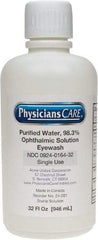 PRO-SAFE - 32 oz, Disposable Eyewash Single Refill Station - Approved by FDA - Makers Industrial Supply