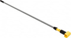 Rubbermaid - 60" Standard Aluminum Clamp Jaw Mop Handle - 5" Mop Head Band, Plastic Connector, Use with Wet Mops - Makers Industrial Supply