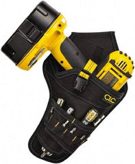 CLC - Drill/Impact Driver Holster with 8 Pockets - Ballistic Polyester, Black - Makers Industrial Supply