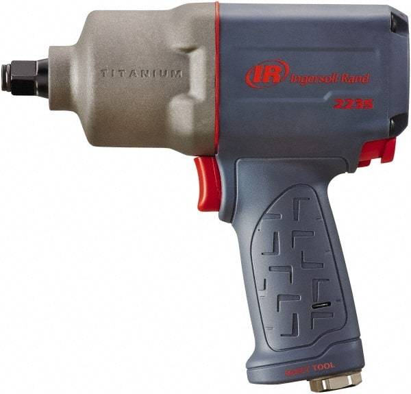 Ingersoll-Rand - 1/2" Drive, 8,500 RPM, 900 Ft/Lb Torque Impact Wrench - Pistol Grip Handle, 1,220 IPM, 24 CFM, 90 psi, 1/4" NPT Inlet - Makers Industrial Supply