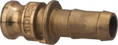 Value Collection - 1-1/2" Brass Cam & Groove Suction & Discharge Hose Male Adapter Hose Shank - Part E, 1,000 Max psi - Makers Industrial Supply