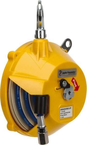 PRO-SOURCE - 3.33 Lb Load Capacity, 4.59' Travel Distance, Tool Balancer - Polyurethane Cable, Plastic Housing - Makers Industrial Supply