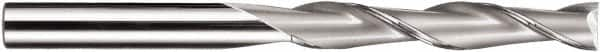 SGS - 5/8", 3" LOC, 5/8" Shank Diam, 6" OAL, 2 Flute, Solid Carbide Square End Mill - Single End, AlTiN Finish, Spiral Flute, 30° Helix, Centercutting, Right Hand Cut, Right Hand Flute, Series 3EL - Makers Industrial Supply