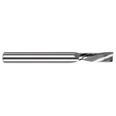 ‎End Mills for Plastics - Single Flute - 0.5000″ (1/2″) Cutter Diameter × 2.6250″ (2-5/8″) Length of Cut Carbide Square Downcut End Mill for Plastic, 1 Flutes - Exact Industrial Supply