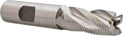 Hertel - 5/8" Diam, Fine Pitch, 1-1/4" LOC, 4 Flute Cobalt Roughing Square End Mill - Uncoated, 3-3/8" OAL, 5/8" Shank Diam, Single End, 30° Helix - Makers Industrial Supply