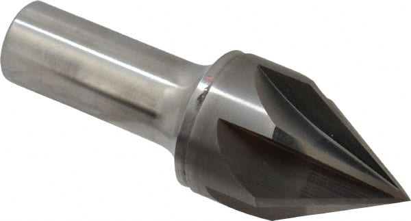 Keo - 1-1/4" Head Diam, 3/4" Shank Diam, 6 Flute 60° Solid Carbide Countersink - Makers Industrial Supply