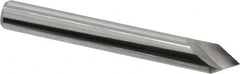 Keo - 1/4" Head Diam, 1/4" Shank Diam, 1 Flute 60° Solid Carbide Countersink - Makers Industrial Supply