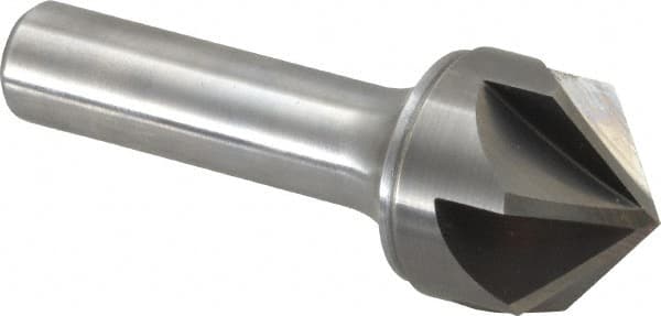 Keo - 1" Head Diam, 1/2" Shank Diam, 6 Flute 100° Solid Carbide Countersink - Makers Industrial Supply