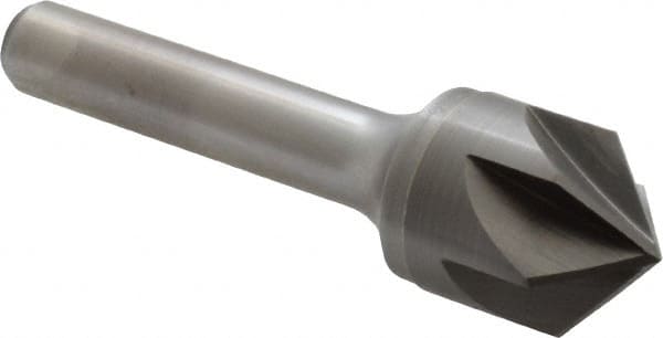 Keo - 3/4" Head Diam, 3/8" Shank Diam, 6 Flute 100° Solid Carbide Countersink - Makers Industrial Supply