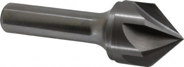 Keo - 1" Head Diam, 1/2" Shank Diam, 6 Flute 90° Solid Carbide Countersink - Makers Industrial Supply