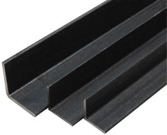 Made in USA - Low Carbon Steel, 1/4 Inch Thick Wall, Angle Iron - 3 Inch Wide x 3 Inch High x 80 Inch Long - Makers Industrial Supply