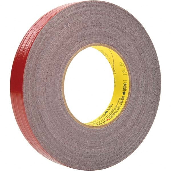 3M - 54.8m x 24mm x 12.1 mil Red Polyethylene Cloth Duct Tape - Makers Industrial Supply