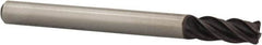 OSG - 3/16", 4 Flute, Single End, Solid Carbide, 0.03" Corner Radius End Mill - 2" OAL, Right Hand Flute, 7/16" LOC, Right Hand Cut - Makers Industrial Supply