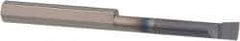 Accupro - 0.32" Min Bore Diam, 2-1/2" Max Bore Depth, 3/8 Shank Diam, Boring Bar - Right Hand Cut, Solid Carbide, AlTiN Finish - Exact Industrial Supply