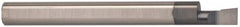 Accupro - 0.49" Min Bore Diam, 1-1/2" Max Bore Depth, 1/2 Shank Diam, Boring Bar - Right Hand Cut, Solid Carbide, TiAlN Finish - Exact Industrial Supply