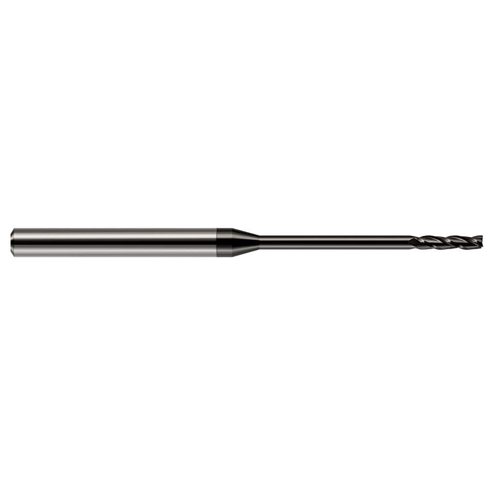 Harvey Tool - 0.08", 3/4" LOC, 1/8" Shank Diam, 2-1/2" OAL, 3 Flute Solid Carbide Square End Mill - Exact Industrial Supply