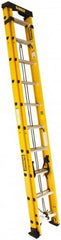 DeWALT - 24' High, Type IA Rating, Fiberglass Extension Ladder - Makers Industrial Supply