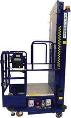 Ballymore - 650 Lb Capacity, 146" Lift Height, Battery Operated Power Stocker Lift - 146" Lift Height, Battery Operated - Makers Industrial Supply