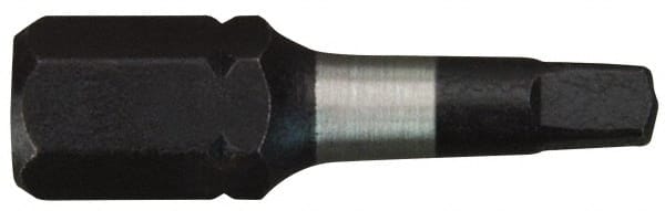 Milwaukee Tool - 1/4" Drive Insert Square Recess Bit - Makers Industrial Supply