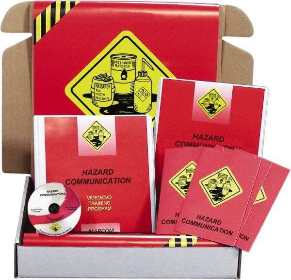 Marcom - Hazard Communication for Industrial Facilities, Multimedia Training Kit - 20 Minute Run Time DVD, 1 Course, English - Makers Industrial Supply