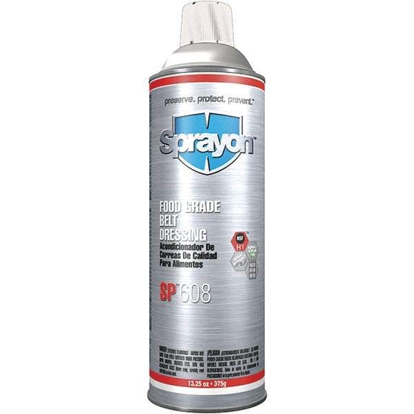 Sprayon - 20 Ounce Container Clear Aerosol, Belt and Conveyor Dressing - Food Grade - Makers Industrial Supply