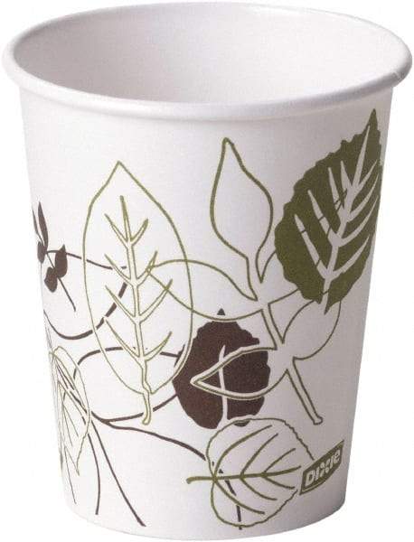 Dixie - Pathways Paper Hot Cups, 10 oz, 1000/Carton - Multicolor - Makers Industrial Supply