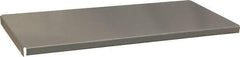 Durham - Gray, Steel, Cabinet Shelf - 45-15/16" Wide x 15-27/32" Deep x 3" High Body - Makers Industrial Supply