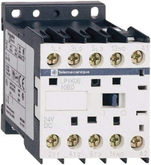 Schneider Electric - 3 Pole, 24 Coil VDC, 16 Amp at 690 VAC, 20 Amp at 440 VAC and 9 Amp at 440 VAC, Nonreversible IEC Contactor - BS 5424, CSA, IEC 60947, NF C 63-110, RoHS Compliant, UL Listed, VDE 0660 - Makers Industrial Supply