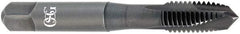 OSG - 1-12 UNF, 4 Flute, Bright Finish, Vanadium High Speed Steel Spiral Point Tap - Plug Chamfer, Right Hand Thread, 5-1/8" OAL, 2-1/2" Thread Length, 0.8" Shank Diam, 3B Class of Fit, Series 280 - Exact Industrial Supply