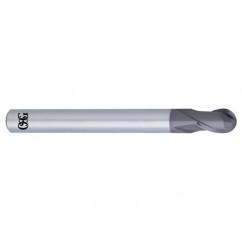 10mm Dia. - 100mm OAL - Solid Carbide - Ball Nose HP End Mill-2 FL - Makers Industrial Supply