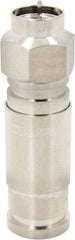 Ideal - Straight, RG11 Compression Coaxial Connector - Compatible with RG11 - Makers Industrial Supply