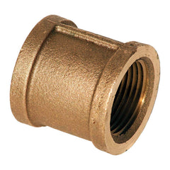 Merit Brass - Brass & Chrome Pipe Fittings Type: Coupling Fitting Size: 1-1/4 - Makers Industrial Supply